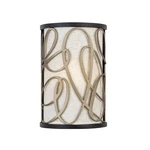Scribble 1-LIGHT Wall Sconce In Matte Black With Artifact. Fixed Price $499.00.