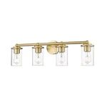 Z-lite 742-4V-LG Thayer Vanity, 4-LIGHT 240 Total Watts, Luxe Gold. Fixed Price $97.00.