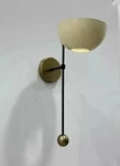 Handcrafted Italian Brass Wall Sconce Modern Vanity Light Home Decor. Fixed Price $164.56.
