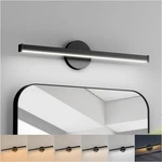 Energetic 5CCT Rotatable Vanity Lighting With Night Light, 15W Black Bathroom Wa. Fixed Price $80.99.