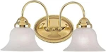 Livex Lighting 1532-02 Edgemont Polished Brass Bath Vanity. Fixed Price $59.99.