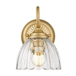 Golden Lighting 6952-1W Clr Audra 10" Tall Wall Sconce Brushed Champagne. Fixed Price $139.99.