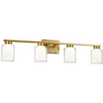 Artcraft Lighting AC7394BR Saville Led 33 Inch Brass Bathroom Vanity Wall. Fixed Price $290.68.