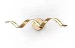 Miron 24 In. 1-LIGHT Gold Modern 12-WATT 6000K Spiral Design Led Vanity. Fixed Price $41.99.