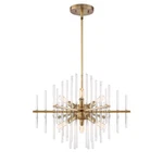 Designers Fountain Reeve Light Chandelier, Burnished Antique Brass 90486-BAB. Fixed Price $159.99.
