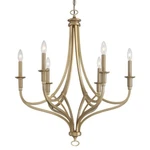Minka Lavery 1096 Covent Park Light 28"W Taper Candle - Gold. Fixed Price $574.00.