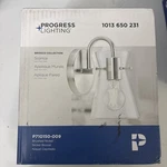 Progress Lighting Briosco P710150-009 1-LIGHT Brushed Nickel Wall Sconce. Fixed Price $35.95.