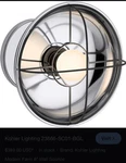 Kohler 23666-SC01-CPL Farm 1-LIGHT Moderne Polished Chrome Sconce. Fixed Price $80.00.
