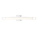 Kuzco Soho 27" Led Vanity, Chrome/white Acrylic Diffuser VL13424-CH. Fixed Price $201.60.