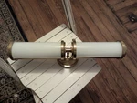 Visual Comfort Merchant Double Sconce Hand Rubbed Antique Brass Light - Read Des. Fixed Price $175.00.