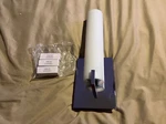 George Kovacs Chrome Tube Light Bath Wall Sconce -etched Opal Glass P5040-077. Fixed Price $50.00.