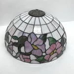 Dale Tiffany Inc. Stained Glass Ceiling Hanging Pendant Lamp Shade Floral 16". Fixed Price $275.00.