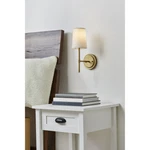 Better Homes & Gardens Meadowood Light Wall Sconce Burnished Brass Finish Shade. Fixed Price $32.25.