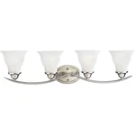 Progress Lighting 4LIGHT Etched Glass Traditional Bath Vanity Trinity. Fixed Price $74.50.