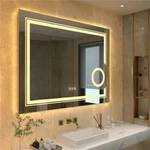 Large Anti-fog Wall Mount Bathroom Mirror Led Light Dimmable Studio Hotel. Fixed Price $129.94.