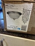 Kichler Dover Chrome Vanity & Ceiling Fixtures 2-LIGHT 3-LIGHT Bell Dome Glass. Fixed Price $39.99.