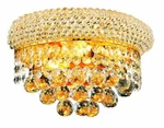 Elegant Lighting V1800W12/RC Primo 6" Tall Wall Sconce - Gold. Fixed Price $170.00.