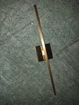 Kaisite 24 In. 1-LIGHT Brushed Gold Led Vanity 18WATT Linear Fixture. Fixed Price $30.00.