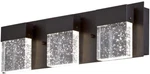 6372600 Cava Ii Three-light, 21-WATT Led Indoor Wall Fixture, Matte Black Finish. Fixed Price $120.99.