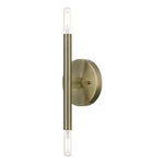 Livex Lighting 51172 Copenhagen 10" Tall Wall Sconce - Brass. Fixed Price $87.96.