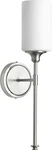 Quorum International 5309-1 Nickel Celeste Single Light 4-3/4"W Bathroom Sconce. Fixed Price $87.00.