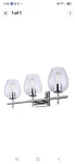 Canarm Lighting IVL1019A03CH Cain 25 Inch Chrome Vanity New Box. Fixed Price $64.95.