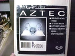 Aztec 93220 Brushed Nickel Finish Wall Light Fixture W/glass Shades - Nib. Fixed Price $19.99.