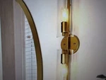 Uolfin Mid-century Cylinder Bathroom Vanity 2-LIGHT Brass Gold Wall. Fixed Price $76.46.