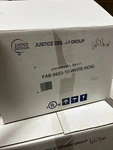 Justice Design Textile Bath Bar In Brushed Nickel FAB-8453-10-WHTE-NCKL. Fixed Price $137.75.