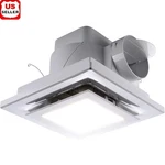 Exhaust Fan W/ Light Quiet Bathroom Ceiling Vent 110 Cfm Durable Abs New. Fixed Price $89.39.