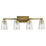 Kichler 45869 Brass Audrea 4-LIGHT 30-1/4"W Bathroom Vanity. Fixed Price $116.67.