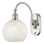 Innovations Lighting 518-1W-14-8-WHITE Mouchette-indoor Wall Polished Nickel /. Fixed Price $255.20.