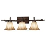 Kenroy Home 10543BB Wallis 28" Light Vanity Burnished Bronze. Fixed Price $159.95.