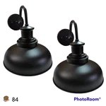 Diyel RZ007-2-BK Farmhouse Barn Light Outdoor Wall Sconce (matte Black) Set Of. Fixed Price $22.99.