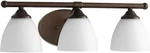 Brooks Collection 3-LIGHT Bronze Transitional Vanity Fixture. Fixed Price $247.99.