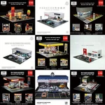 1/64 Diorama Diecast Garage Scene Street Building Parking Lot Model Led Light Us. Fixed Price $69.99.