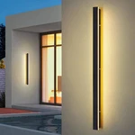 Rennnsan Hannah 39 In. Modern Linear Acrylic IP65 Waterproof Black Wall Light. Fixed Price $50.00.