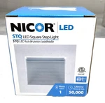Nicor Lighting Led Square Accent Step White STQ-10-120-WH New. Fixed Price $20.00.