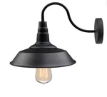 Lnc Black Matte Farmhouse Gooseneck 10" Wall Sconce Light Fixture Indoor Outdoor. Fixed Price $23.58.