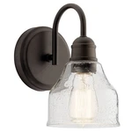 Kichler Avery Light Wall Sconce Olde Bronze Clear Swwded Glass 45971OZ. Fixed Price $37.25.