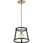 Nuvo Lighting Chassis Mini Pendant, Copper Brass/black Frame 60-6641. Fixed Price $129.99.