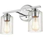 Millennium Lighting 3682 Chrome 2-LIGHT 15"W Bathroom Vanity. Fixed Price $107.90.