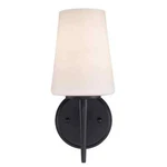 Bel Air Lighting Horizon 1-LIGHT Black Indoor Wall Sconce Fixture. Fixed Price $17.99.