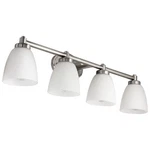 4LIGHTS Bathroom Vanity Bar Interior, Brushed Nickel, E26 Socket 100W. Fixed Price $92.00.