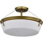 Nuvo Lighting 60/7752 Rowen Semi-flush Mount Natural Brass. Fixed Price $409.99.
