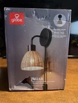 Globe Electric Briar 65933 1-LIGHT Plug-in Or Hardwire Wall Sconce, Matte Black. Fixed Price $26.39.
