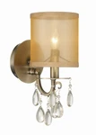 Crystorama Lighting Group 5621 Hampton 13" Tall Wall Sconce - Brass. Fixed Price $118.40.