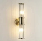 Ecobrt Glass Rods Wall Fixture Indoor Antique Bronze Vanity Lighting New. Fixed Price $45.00.