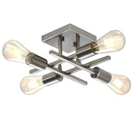 Youroke 4-LIGHT Semi Flush Mount Ceiling 1 Pack, Brushed Nickel. Fixed Price $42.01.