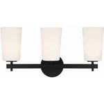 Crystorama COL-103-BK Colton Bath Vanity Light Wall In Black. Fixed Price $194.22.